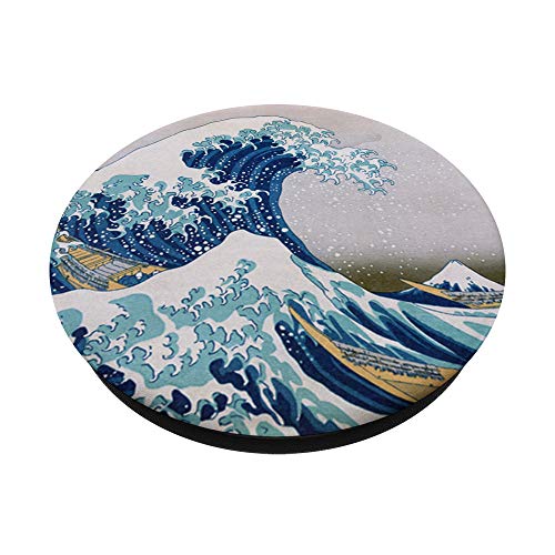 Hokusai Great Wave Off Kanagawa Art Painters Gift For Artist PopSockets PopGrip: Swappable Grip for Phones & Tablets