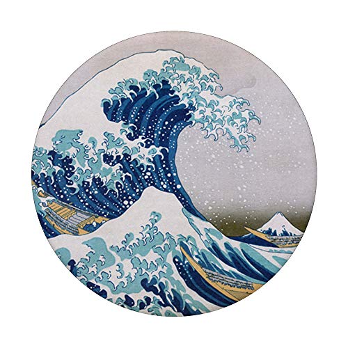 Hokusai Great Wave Off Kanagawa Art Painters Gift For Artist PopSockets PopGrip: Swappable Grip for Phones & Tablets