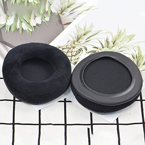 MDR-V700 Replacement Ear Pads Velvet Ear Cushion Earpads Compatible with Technics RP-DH1200 DJ, Sony MDR-V700, Z700, V700DJ, ATH-T2, ATH-PRO700 Headphones (Black/Flannel)