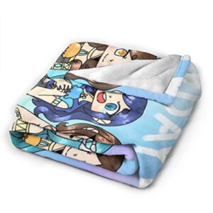 The Krew Its-Funneh Summerday Blankets Super Soft Warm Faux Fur Throw Blanket -Ultra-Soft Micro Fleece Blanket Twin, Warm, Lightweight, Pet-Friendly, Throw for Home Bed, Sofa & Dorm