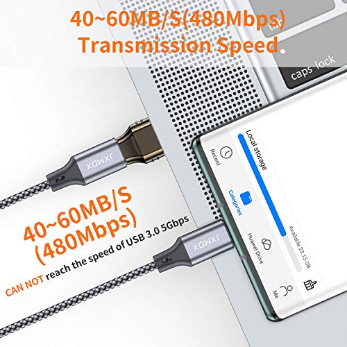 USB C Female to USB Male Adapter,(2-Pack) Type C to USB A Charger Cable Power Converter for iPhone 11 12 13 14 Pro Max,Samsung Galaxy S20 S21 S22 S23,Note 10 20,Apple iWatch Watch Series 7 SE AirPods