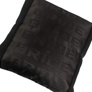 2PCS JDM BRIDE Gradation BLACK Comfortable Cotton Throw Pillow Car Cushion For Rest