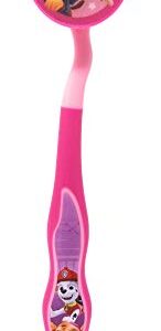 Firefly Nickelodeon Paw Patrol Kids Toothbrushes with Suction Cup and Toothbrush Cap - for Girls 3+ yrs. (2 Count (Pack of 1), Pink)