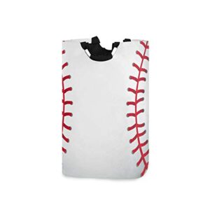 collapsible laundry basket baseball sport theme laundry hamper large cloth hamper laundry organizer holder with handle