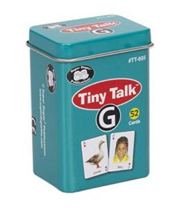 super duper publications | tiny talk articulation and language g sound photo flash cards | educational resource for children