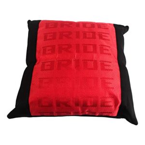 2PCS JDM BRIDE Gradation RED Comfortable Cotton Throw Pillow Car Cushion For Rest