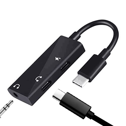 ARKTEK USB-C to 3.5mm Headphone Jack Adapter 3-in-1 USB Type C to Audio Aux Cable Headphone Jack Hi-Res PD Fast Charge Adapter, for iOS Pad Pro 2018 OnePlus 7 Pro Pixel 4 Galaxy S20 Note 10 and More