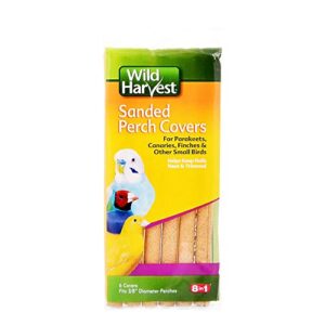 Wild Harvest SANDED PERCH COVERS for PARAKEETS CANARIES FINCHES & SMALL BIRDS