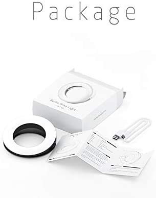 XINBAOHONG Selfie Ring Light Rechargeable Portable Clip-on Selfie Fill Light with 40 LED for Smart Phone Photography, Camera Video, Girl Makes up