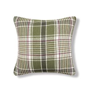 C&F Home Dawson Plaid Woven Pillow 18" x 18" Green