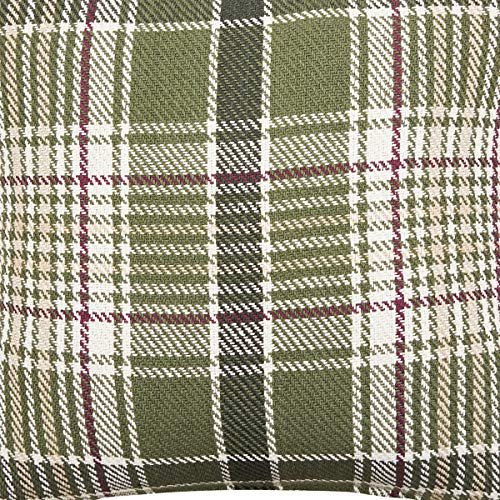 C&F Home Dawson Plaid Woven Pillow 18" x 18" Green