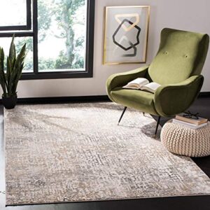 safavieh vogue collection 5'3" x 7'6" beige/grey vge117a modern abstract area rug