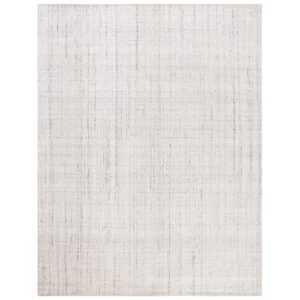 safavieh abstract collection 9' x 12' light grey abt141e handmade premium wool & viscose area rug