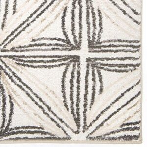 My Texas House Illussions Agave Natural Gray Indoor Area Rug, 7'10" x 10'10"