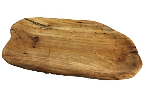 Greener Valley Hand-Crafted Root Wood Live Edge Platter (Medium-Large - 17-19")