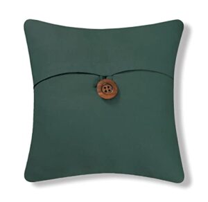 c&f home hunter green envelope feather down throw pillow 18 x 18 green