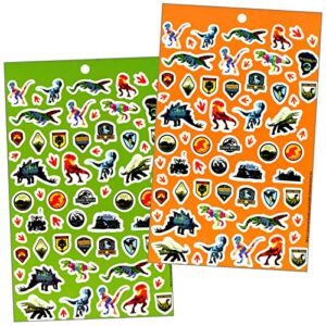 Jurassic World Stickers Set Bundle Includes Separately Licensed GWW Reward Stickers and Bookmark