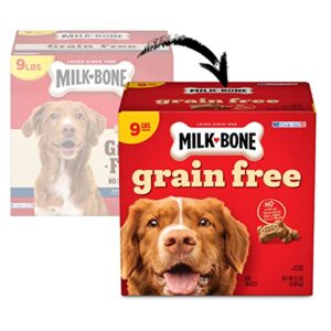 Milk-Bone Grain Free Dog Biscuits, 9 Pound Box