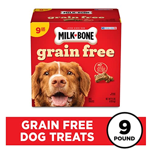 Milk-Bone Grain Free Dog Biscuits, 9 Pound Box