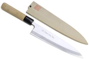 yoshihiro kasumi white steel mioroshi filet sushi sashimi japanese chef knife (8.25'' (210mm))