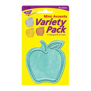 trend i metal apples mini accents variety pack, 36 ct