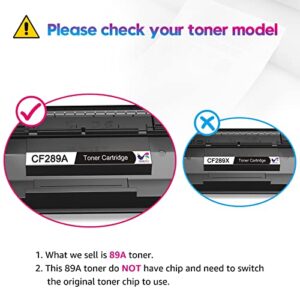 ONLYU Compatible Toner Cartridge Replacement for HP 89A CF289A 89X CF289X for HP Enterprise M507 M507n M507dn M507X MFP M528c M528z M528dn M528f Printer (Black, 1-Pack)