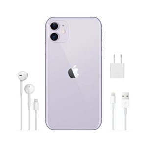 Apple iPhone 11 [64GB, Purple] + Carrier Subscription [Cricket Wireless]