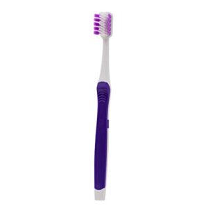 Ooak Toothbrush, Tapered V++Max Soft Bristles, 2 Pack - Violet