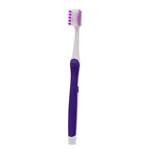Ooak Toothbrush, Tapered V++Max Medium Bristles, 2 Count (Pack of 1) - Violet