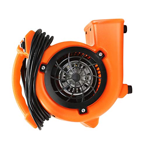 Dryser Mini Air Mover Carpet Dryer 1/12 HP Industrial Floor Fan - Orange Carpet Drying Fan Floor Blower