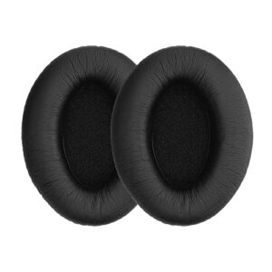 kwmobile replacement ear pads compatible with bose a20 aviation headset - earpads set for headphones - black