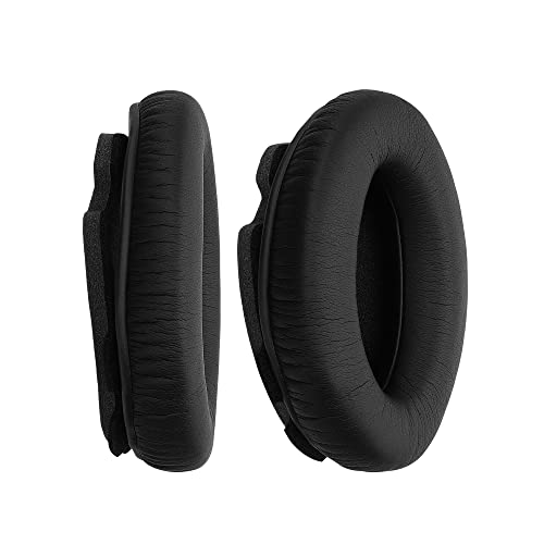 kwmobile Replacement Ear Pads Compatible with Bose A20 Aviation Headset - Earpads Set for Headphones - Black