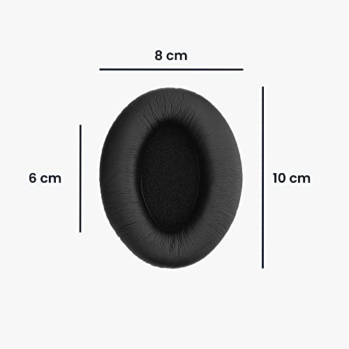 kwmobile Replacement Ear Pads Compatible with Bose A20 Aviation Headset - Earpads Set for Headphones - Black