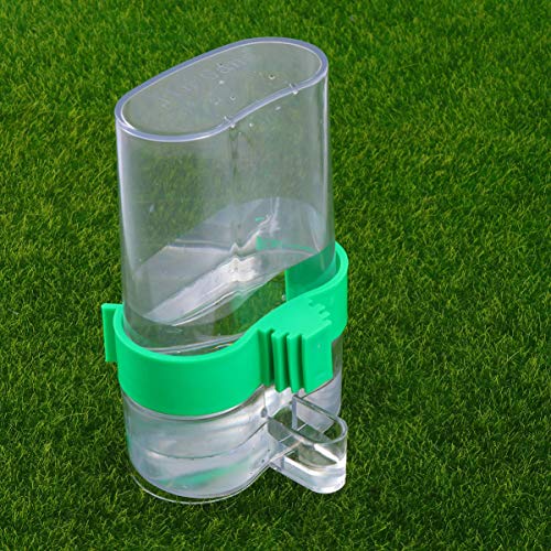 POPETPOP Water Feeders for Birds - 2 Pack Bird Water Dispenser, Automatic Bird Feeder for Parrot Parakeet Cockatiel