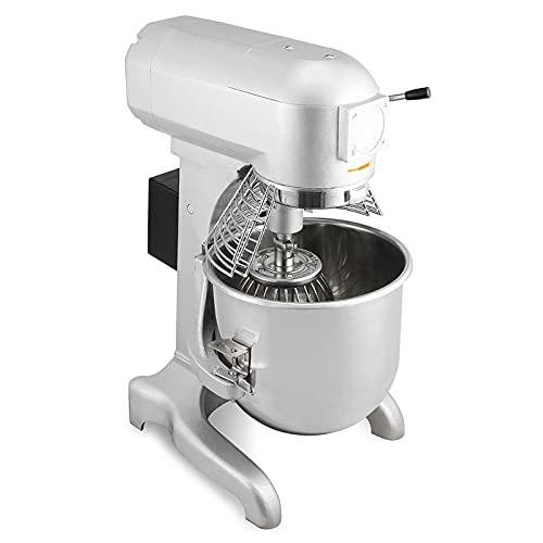 INTBUYING Commercial Food Mixer 11QT Stand Mixer Dough Kneading Machine Bowl Lift Double Commercial Mixer Counterop Mixer 110V