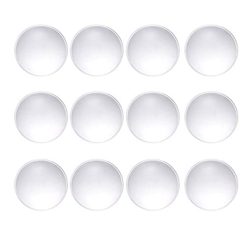 Hemobllo Optical 3D Lens for Magnifier - 20 Pcs 42mm Diameter Double Convex Lenses 68mm Focal Lengths Biconvex Lens Magnifying Glass Lens Optical Plastic PMMA Lens