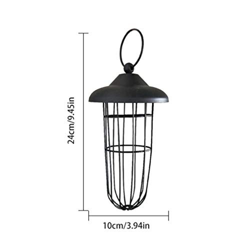 POPETPOP Suet Ball Feeder Metal Bird Feeder - Parrot Tube Feeder Fruit Vegetable Holder Seed Feeder for Parakeet Cockatiel Conure Finch Canary Cage Food Basket Tool