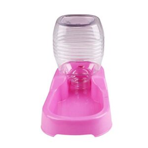 popetpop automatic small pet feeder - puppy drinking fountain cat water dispenser station pet water bowl, creative pets waterer for small dogs cats pets - 500ml