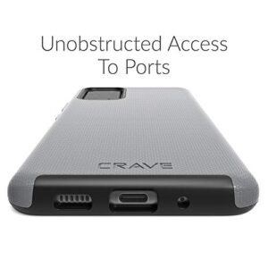 Crave Dual Guard for Samsung Galaxy S20+ Case, Shockproof Protection Dual Layer Case for Samsung Galaxy S20+, S20 Plus 5G - Slate