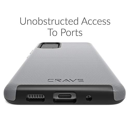 Crave Dual Guard for Samsung Galaxy S20+ Case, Shockproof Protection Dual Layer Case for Samsung Galaxy S20+, S20 Plus 5G - Slate