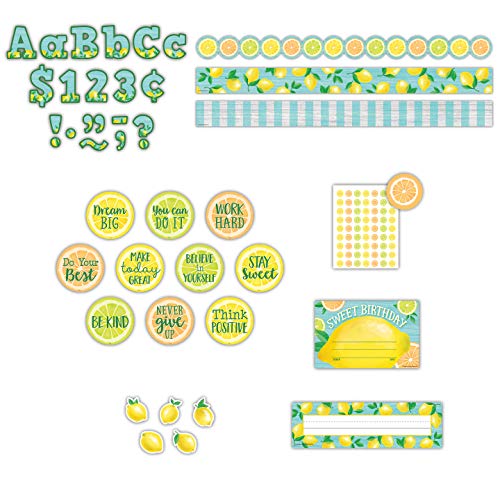 Lemon Zest Classroom Environment Décor All in One Collection Kit