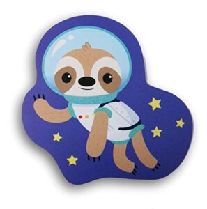 sloth astronaut cut-outs -classroom decor paper shapes - 10 count