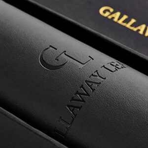 Gallaway Leather Desk Mat,Desk Writing Pad - Office Desk Pad, Large 36" x 17" Black, Desk Mats on Top of Desks, Gift Ready Elegant Computer Desk Mat Desk Cover Desk Pad Protector PU Leather