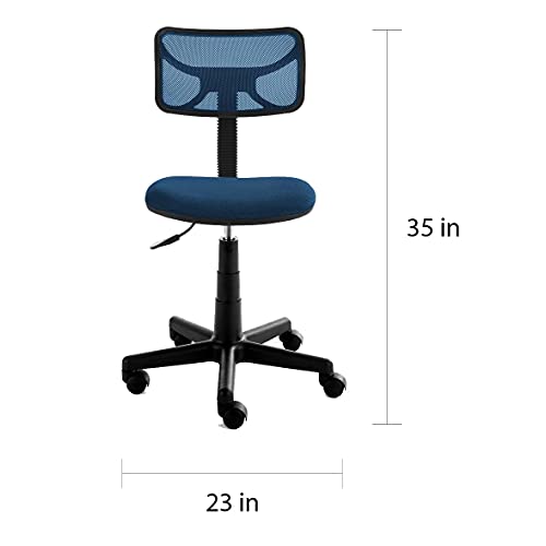 Urban Shop Swivel Mesh Desk Chair, Teal