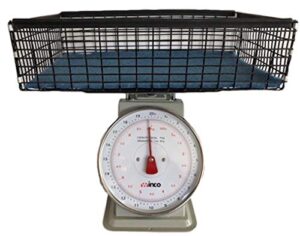 20-pound scale with all things bunnies large wire basket