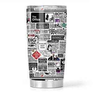 wise words from the office the office quotes variant stainless steel tumbler 20oz travel mug