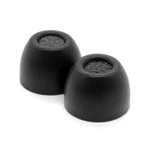 comply truegrip pro memory foam replacement earbud tips for samsung galaxy buds, galaxy buds+ true wireless earphones with comfortable memory foam for a secure fit (medium, 3 pairs)