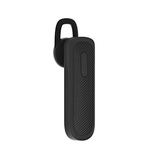 TELLUR VOX 5 Bluetooth Headset, Handsfree Earpiece, Multipoint Two Simultaneous Connected Devices, 360° Hook for Right or Left Ear, iPhone and Android