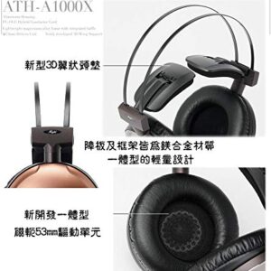 Head Band Earpads Repair Parts for Audio-Technica ATH-A500X ATH-A700X ATH-A900X ATH-A1000X ATH-A2000X ATH-AG1 ATH-A950LP Headphones(earmuffes) (Headband 1 Pair)