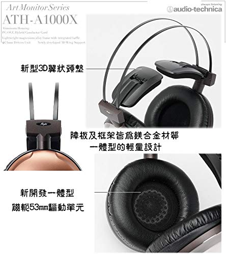 Head Band Earpads Repair Parts for Audio-Technica ATH-A500X ATH-A700X ATH-A900X ATH-A1000X ATH-A2000X ATH-AG1 ATH-A950LP Headphones(earmuffes) (Headband 1 Pair)